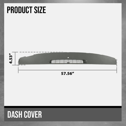 G-PLUS TPE Upper Dashboard Fit Chevy Silverado GMC Sierra 2500 HD 3500 HD 2007-2013 Fit Chevy Suburban 1500 2500 2007-2013 23224733 23224733 Gray