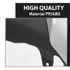 G-PLUS Front Bumper Lower Valance Spoiler Trim Compatible with LX NX200 NX300 F Sport Type Only 2015-2017 LX1093104, LX1095101, 52412-78010, 52411-78020, 5241178020, 5241278010 Chrome Black