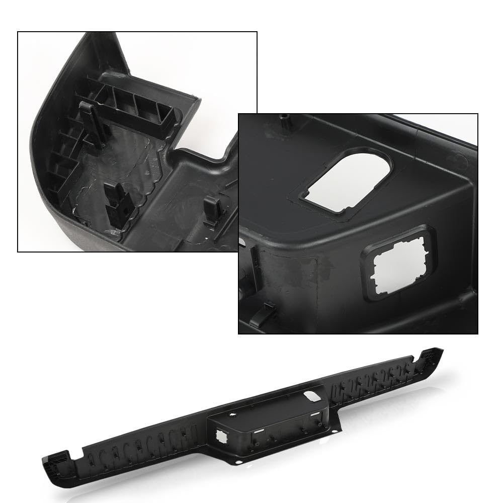 G-PLUS Rear Bumper Top Step Pad Cover Compatible with all Ford F150 2015-2020 w/Trailer Tow Package and Rear Park Aid Sensor Holes (Sensors not Included) HL3Z17B807BB, FO1191143