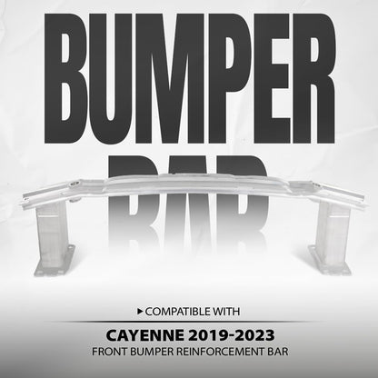 G-PLUS Front Bumper Reinforcement Impact Bar Compatible with Porsche Cayenne 2019 2020 2021 2022 2023 9Y0807109C Silver