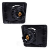 G-PLUS Lens Bumper Driving Fog Lights Lamps Left+Right Compatible with 2014 2015 GMC Sierra 1500 Models Only GM1038169, GM1039169 15839896