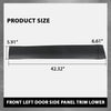 G-PLUS Front Left Door Side Panel Trim Lower Compatible with Discovery Sport 2015-2019 Black