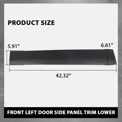 G-PLUS Front Left Door Side Panel Trim Lower Compatible with Discovery Sport 2015-2019 Black