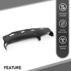 G-PLUS TPE Molded Dash Cover Pad Compatible with Dodge Ram 1500 (submodel: Laramie, Sport, ST, WS) 1998-2001/ Dodge Ram 2500/3500 Base 1998-2002 99815013 (Black) Dashboard Cover