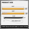 G-PLUS 1set Trailer Tailgate Liftgate Ramp Lift Assist System Fit Wide Range of Trailers,Fit 350 pounds Trailers with Side Rails Between 10 and 24 inches, Tailgate Heights Between 4 and 6 feet