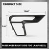 G-PLUS Front Right Fog Light Cover Lamp Bezel, Compatible with Ford Explorer (submodel: Base, Limited, Platinum, Sport, XLT) 2018 2019, Passenger Side, JB5Z17B968BA, FO1039181