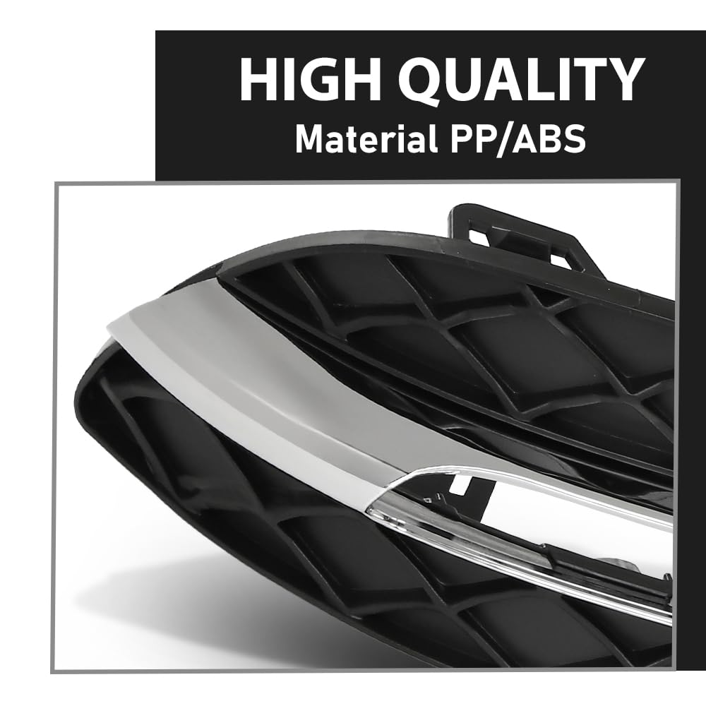 G-PLUS Right Fog Light Cover Daytime Running Light Cover, Compatible with Benz C250 C350 2012-2015/C300 2012-2014, Fit Models W/o AMG Package & Sport Package, Passenger Side, 2048803324, MB1039117
