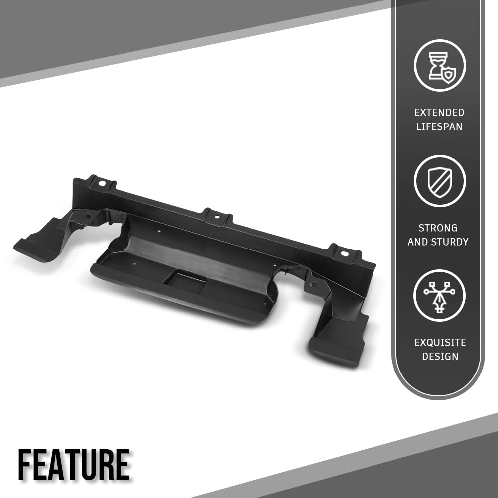G-PLUS Valance Front Lower Compatible with Toyota 4Runner 2014-2023 with Chrome Trim 5212935040, TO1091101 Black