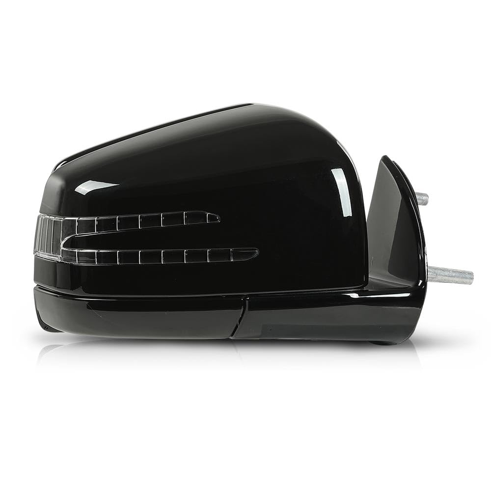 G-PLUS Mirror w/o Blind Spot Right Passenger Side Compatible with Benz ML350 GL450 2010 2011 2012 Black