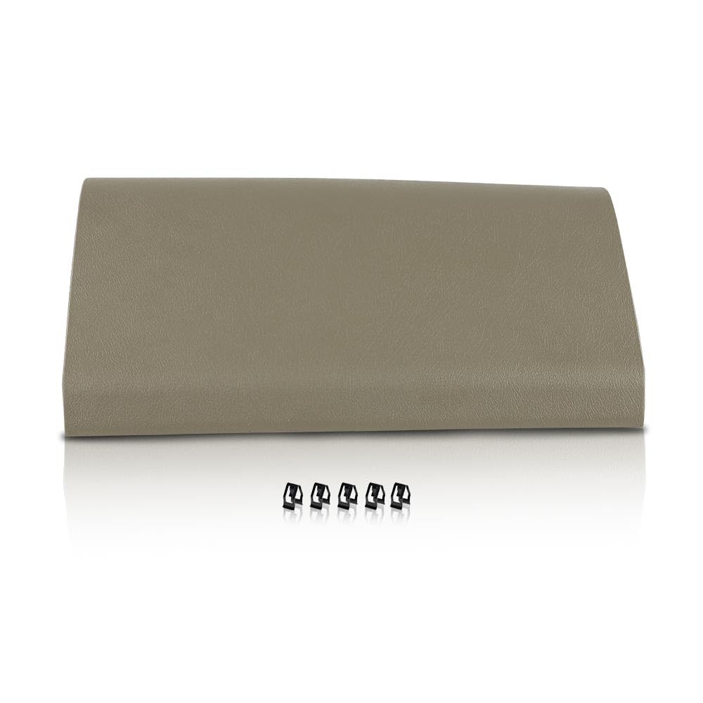 G-PLUS Dash Bezel Panel Cover Passenger Side Upper Glove Box Compatible with Ford F150 2004 2005 2006 2007 2008 Beige