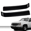 G-PLUS Front Grille Molding Primed, Compatible with Chevy Silverado 2003 2004 2005 2006 2007 Left Driver & Right Passenger Side Direct Replacement GM1212104 GM1213104