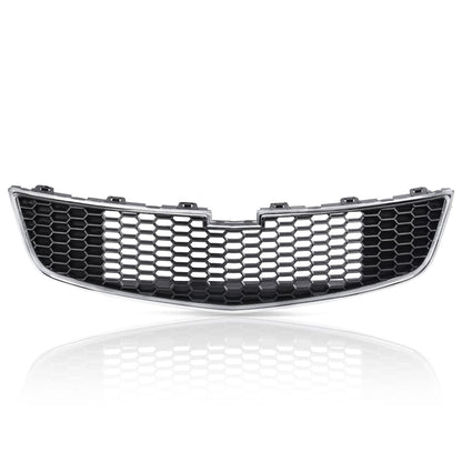 G-PLUS Front Bumper Bottom Grille Middle/Lower Compatible with 2011 2012 2013 2014 Chevy Cruze (does not fit ECO model) GM1200624, 95225615 Black Grill