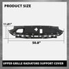 G-PLUS Upper Radiator Support Cover Compatible with Santa Fe 2019-2020 Accessory Black