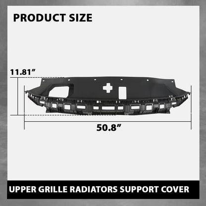 G-PLUS Upper Radiator Support Cover Compatible with Santa Fe 2019-2020 Accessory Black