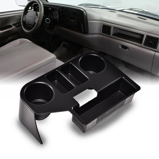 G-PLUS Center Console Cupholder Cup Holder Compatible with Dodge Ram 1500/2500/3500 1994-1997 Black
