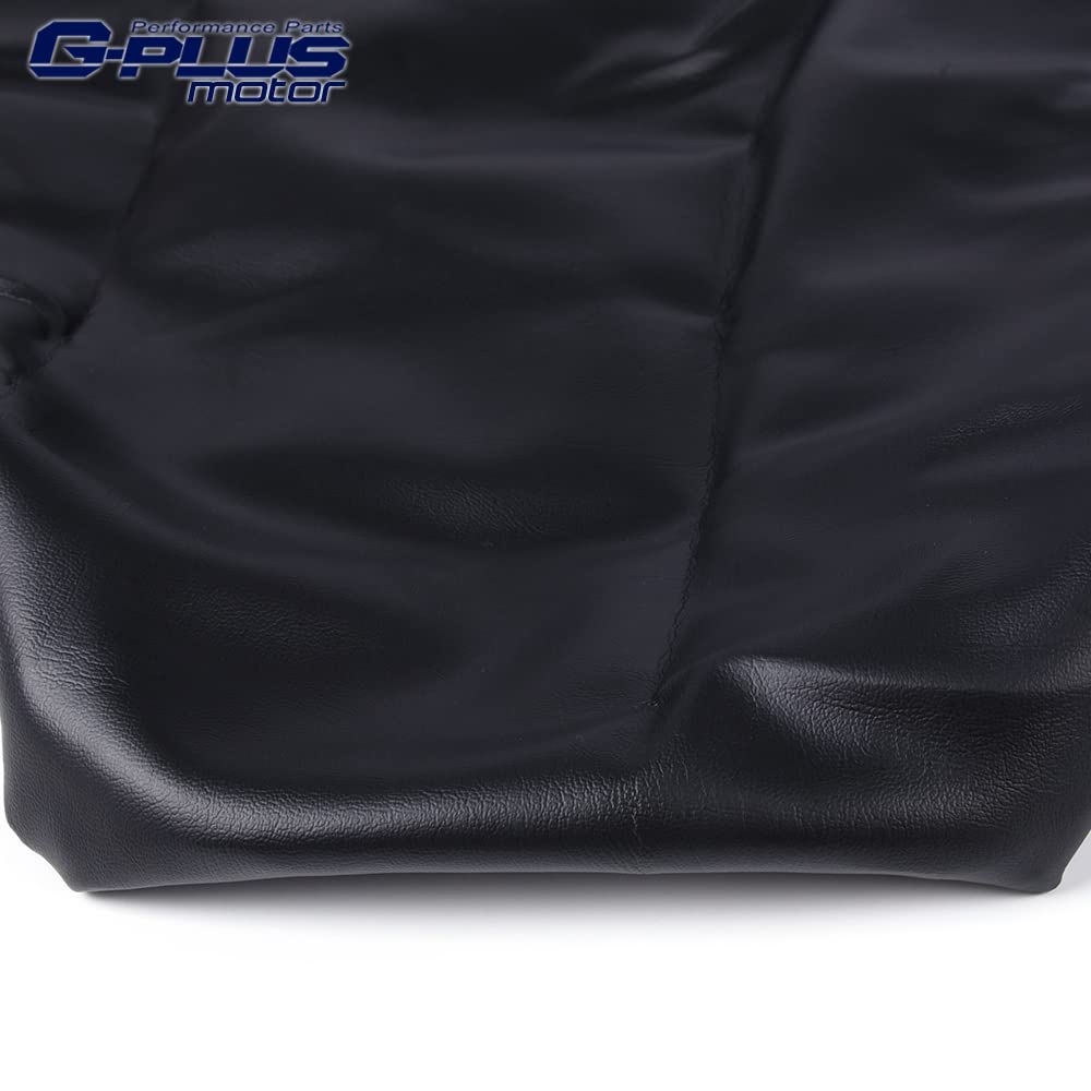 G-PLUS Seat Cover Compatible with Kawasaki Bayou 220/400 1993 1994 1995 1996 1997 1998 1999 Black Leather Seat Protector Replacement