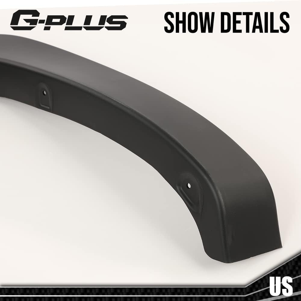 G-PLUS Fender Flares Compatible with Chevy Silverado 1500 2014-2018/Fit Chevy Silverado 2500 3500HD 2015-2019 NOT fit GMC Sierra NOT Fit Dually model