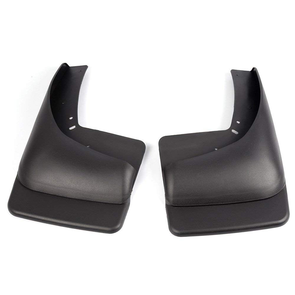 G-PLUS 4PCS Set Front Rear Molded Wheel Mudguard Compatible with 1999-2007 Silverado/Sierra 1500.2007-2014 Sierra 2500/3500 Mud Flaps Mud Guards Splash Kit