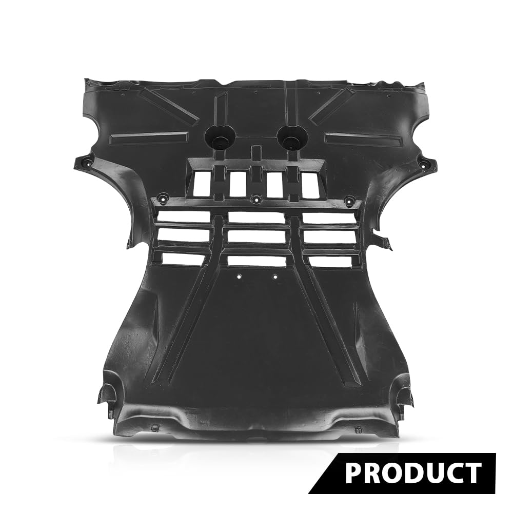 G-PLUS Front Engine Splash Shield Compatible with Smart Fortwo 2010-2013 SM1228100, 4516840018, 45168-40018 Black