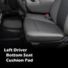 G-PLUS Bottom Seat Cushion Pad Left Driver Compatible with 2015-2016 Ford F150 FL3Z15632A23A White