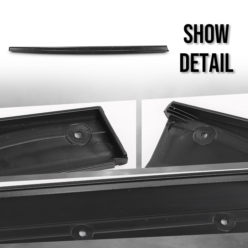 G-PLUS Door Extension Lip Compatible with BMW F32 F33 F36 4 Series M Sport Only 2014 2015 2016 2017 2018 2019 2020 Black