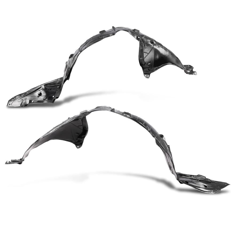 G-PLUS Front Inner Driver and Passenger Side Fender Liners Pair Compatible with Nissan Altima 2019-2023 Black