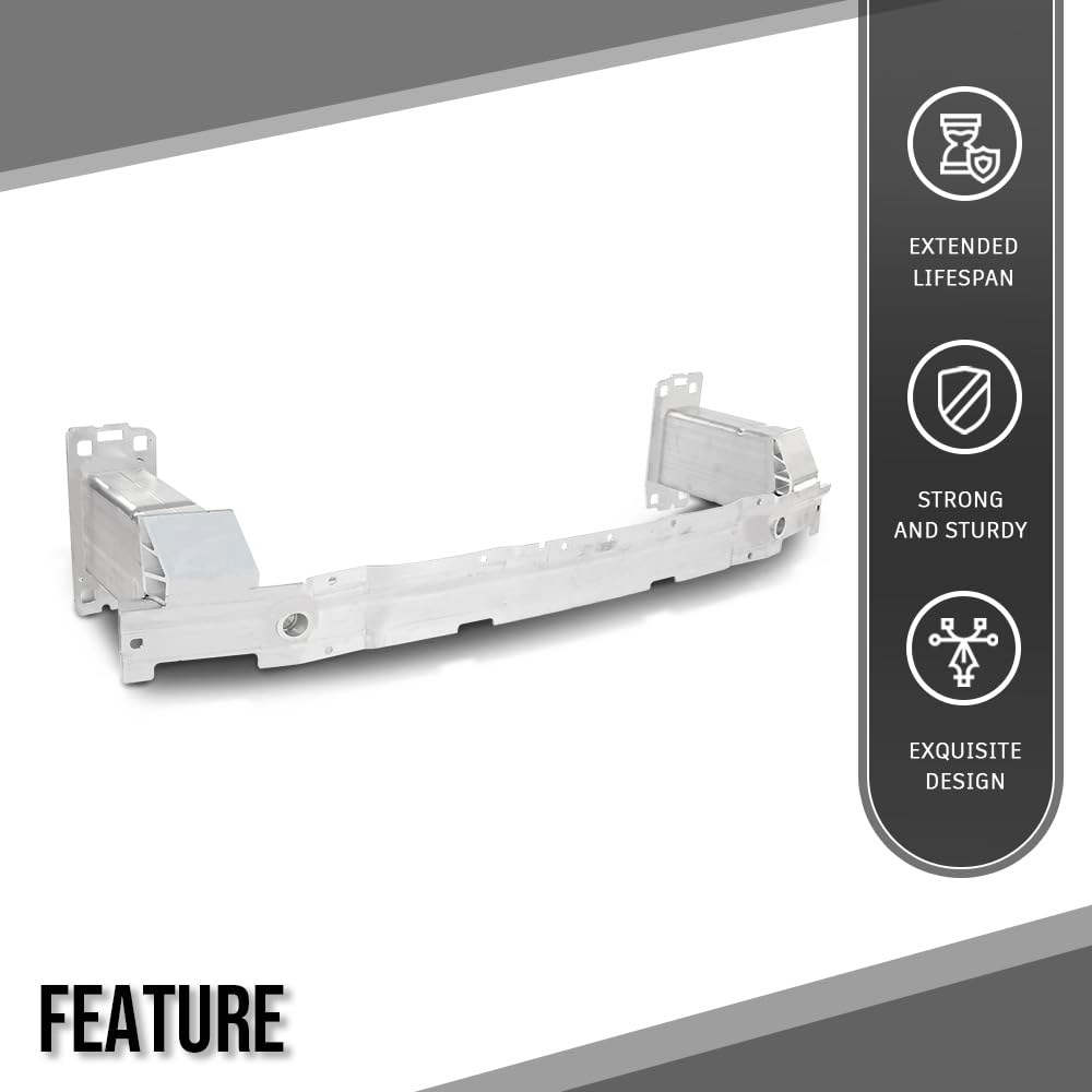 G-PLUS Front Bumper Reinforcement Impact Bar Compatible with Porsche Cayenne 2019 2020 2021 2022 2023 9Y0807109C Silver