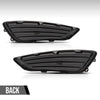 Fog Light Lamp Assembly Trim Bezel Cover Compatible with Ford Focus S/SE Models 2015 2016 2017 2018 Matte Black Front Left Driver Side FO1038150 + Right Passenger Side FO1039150