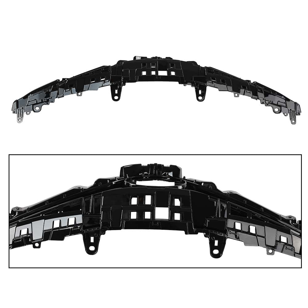 G-PLUS Front Bumper Upper Grille Grill Compatible with Toyota Camry Hybrid SE XSE 2018 2019, Only Fit Sport Version