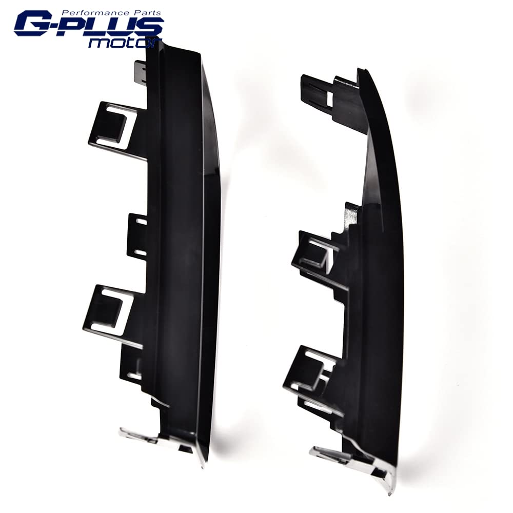 G-PLUS Tail Light Bezel Covers Kit Compatible with 2010-2013 Chevy Camaro LT LS SS,Glossy Black Set of 4