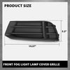 G-PLUS Pair Front Bumper Fog Light Cover Lamp Bezel Grill Compatible with Audi A3 Sedan 2017-2020 2PCS