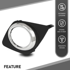 G-PLUS 2PCS Fog Light Cover Trim for Toyota RAV4 2009-2012 Front Bumper Product Features