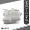 G-PLUS Radiator Coolant Overflow Tank Reservoir w/ Sensor White, Compatible with Mazda RX-8 2004-2011, N3H1-15-351G
