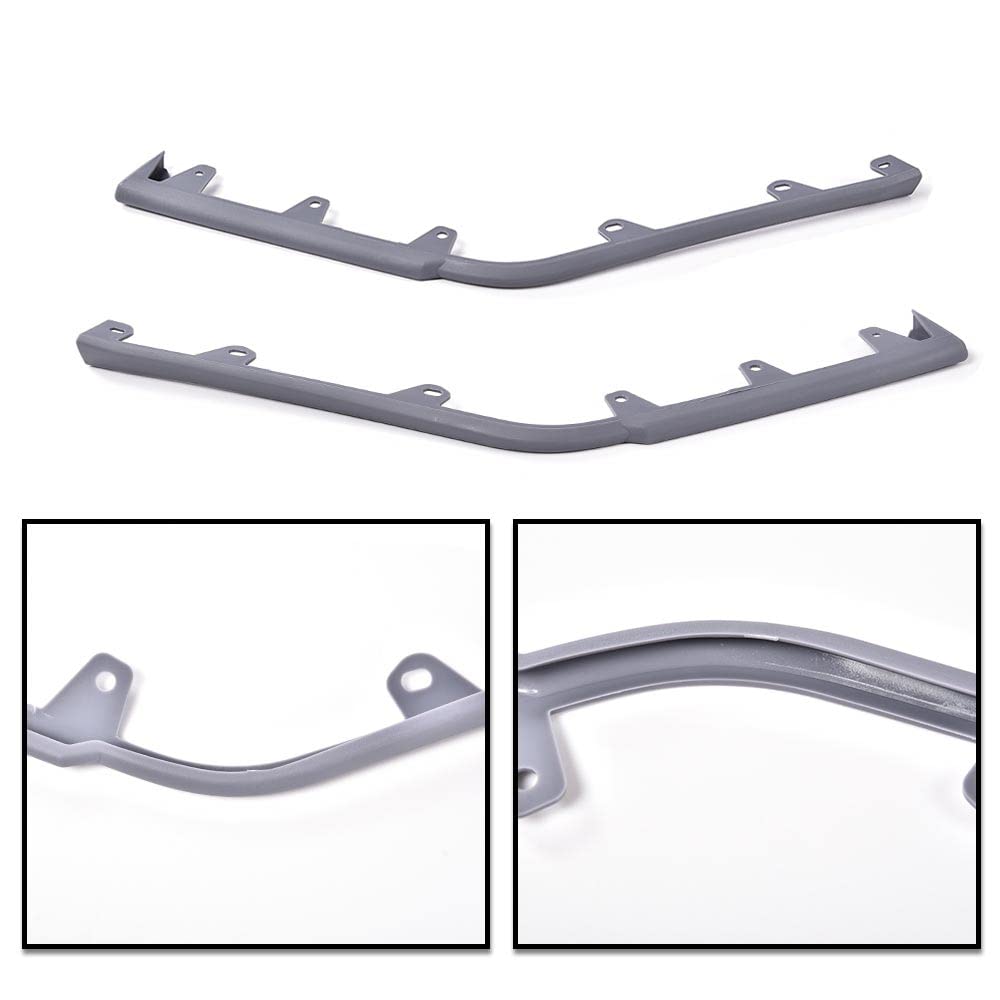 G-PLUS Front Bumper Molding Trim Kit Compatible with Cadillac CTS V Model 2009-2015 Front Bumper Trim Gray-3 Pieces 25882978 GM1044116 Grey