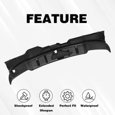 G-PLUS Windshield Wiper Cowl Grille for Dodge Ram 1500 2002-2008 Ram 2500 3500 Close-up View