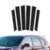 G-PLUS Window Pillar Posts 6PCS Set Cover Door Trim Compatible with 2007-2011 Honda CRV 4dr Black