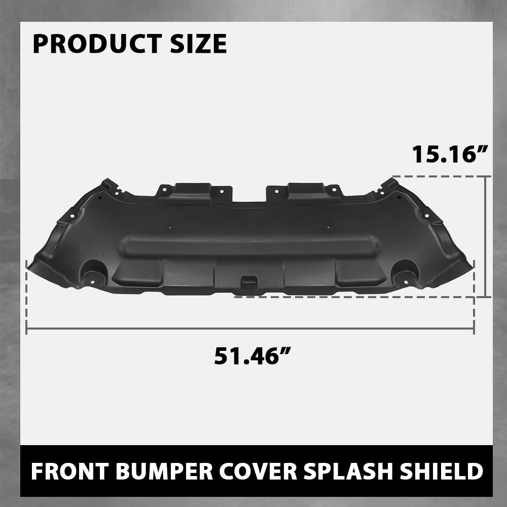 G-PLUS Front Bumper Engine Splash Shield Under Guard Compatible with Benz GLC300 4Matic Base 2016-2022,Fit Benz GLC43 AMG 4Matic 2017-2022 2535240930