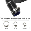 G-PLUS Silicone Radiator Hose Kit w/Clamps Compatible with Honda/Acura Integra DC4 DB7 RS LS GS SE with B18B1 Engine 1994-2001 Black