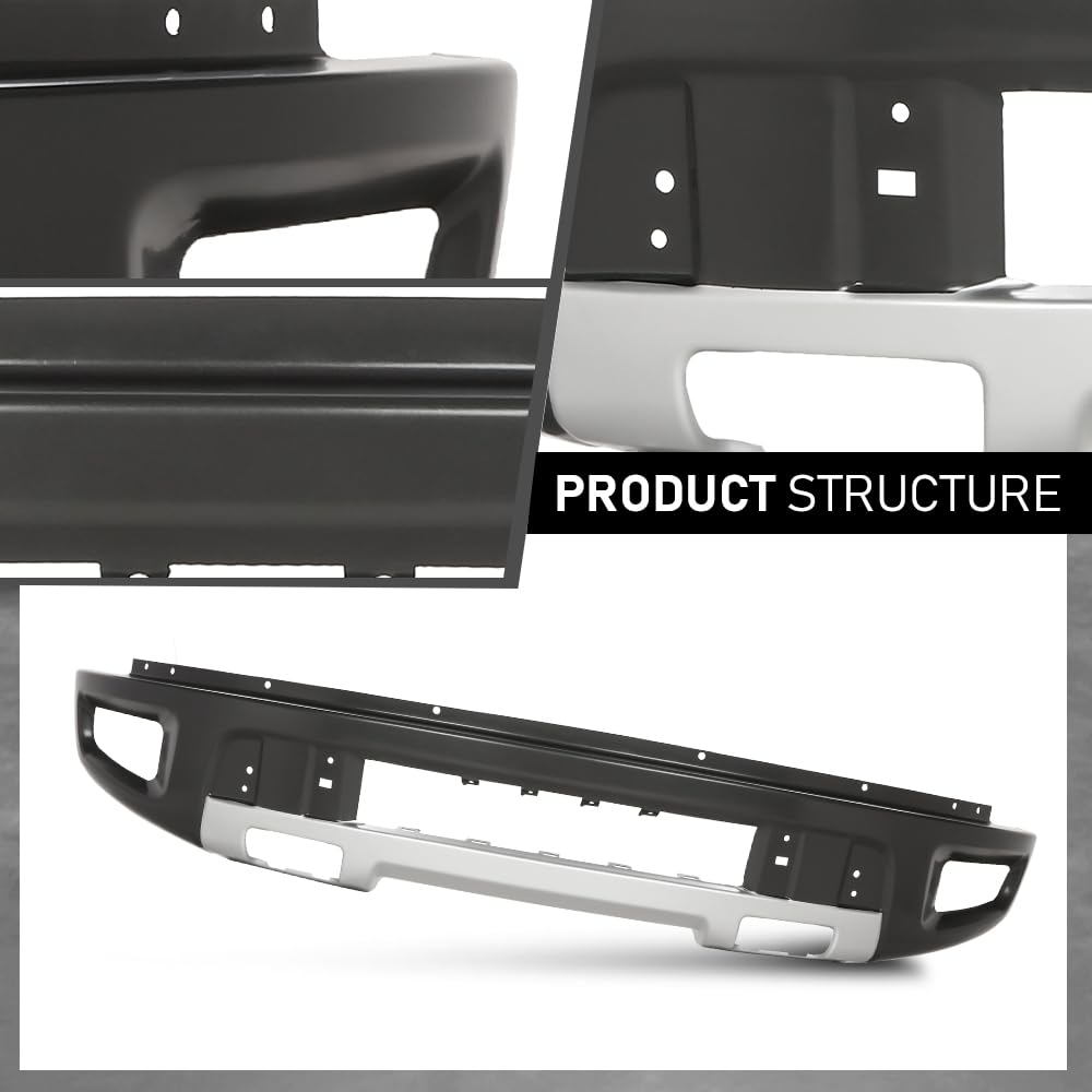 G-PLUS Front Bumper Grille Kit Compatible with Ford F150 SVT Raptor Crew Cab Pickup 4-Door 2011-2014 8PCS, AL3Z17757APTM AL3Z17E811A FO1042139, Black