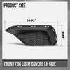 G-PLUS Fog Light Covers Front Driver Left Side Compatible with Ford Mustang 2023-2024 PR3Z17E811AA, FO1038237 Black