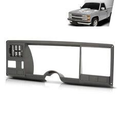 G-PLUS Speedometer Dash Bezel for Chevy Silverado GMC Sierra 1988-1994 Gray Side View