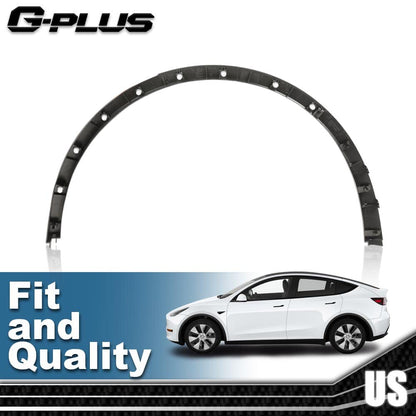 G-PLUS Fender Flares Compatible With 2020 2021 2022 2023 2024 Tesla Model Y MY, Wheel Fender Arch Molding Trim Black 149416400B,149418800B (Rear Right Passenger Side)
