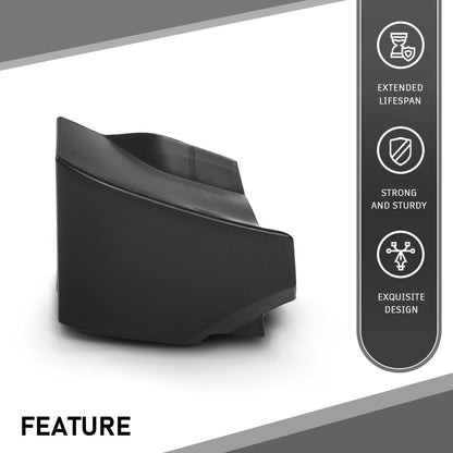 G-PLUS Fender Molding Front Lower Passenger Side Compatible with Toyota Highlander 2020-2023 TO1299100, 756010E090C0 Black