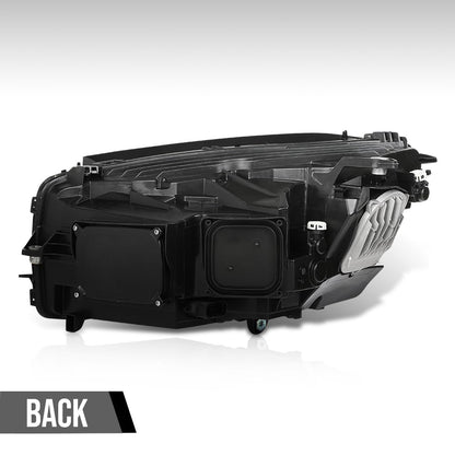 G-PLUS LED Headlight w/o AFS Right Passenger Side Compatible with Benz GLC 2016 2017 2018 2019 Without AFS 2539061401 Black