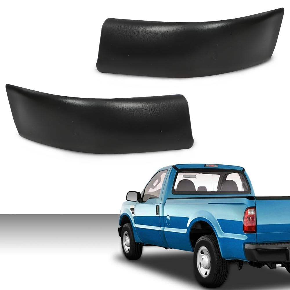 G-PLUS Corner Roof Moldings Compatible with Ford F250 F350 F450 F550 Super Duty 1999-2007 Regular & Crew Cab Only (Not Fit Extended Cab) YC3Z-2551728-PTM YC3Z-2551729-PTM Unpainted Black RH & LH