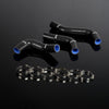 G-PLUS Silicone Radiator Hose Kit w/Clamps Compatible with Mazda MX5 MX-5 Miata NA6CE B6ZE 1.6L 1889-1993 (Black 3 PCS)