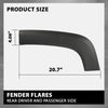 G-PLUS Rear Fender Trim Molding Moulding Driver Left and Passenger Right Compatible with Jeep Renegade 2015-2023 Fender Flares 5XB67LXHAA, 5XB66LXHAA, CH1790104, CH1791104