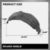 G-PLUS Front Left Fender Splash Shield, Compatible with Ford Focus 2012-2018, Driver Side, CP9Z-58278B51-A