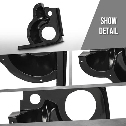 G-PLUS Speaker Housing Pod Set of 2 Left & Right Compatible with EZGO TXT Golf Cart 1994-2013 Black