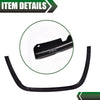 G-PLUS Front Driver & Passenger Side Fender Trim, Compatible with Jeep Grand Cherokee 2011-2016, Black Plastic Wheel Opening Molding Trim Pair Fender Flares